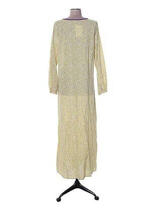 Robe longue manches longues manches longues jaune CH.IND. femme