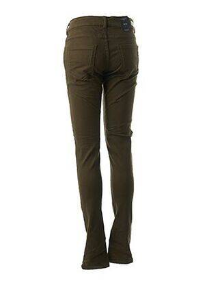 Pantalon slim taille basse taille basse vert SCOTCH & SODA femme
