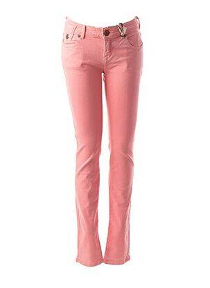 Jeans skinny taille basse taille basse rose MAISON SCOTCH femme