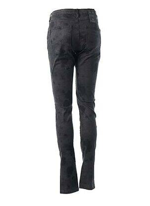 Pantalon slim taille basse taille basse gris MAISON SCOTCH femme