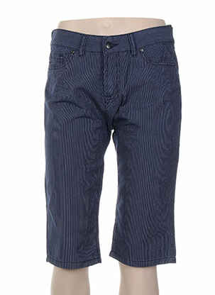 Corsaire poches taille haute bleu DENIMOOD femme