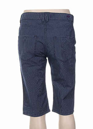 Corsaire poches taille haute bleu DENIMOOD femme