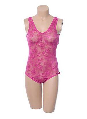 Body lingerie rose DRESS GALLERY pour femme