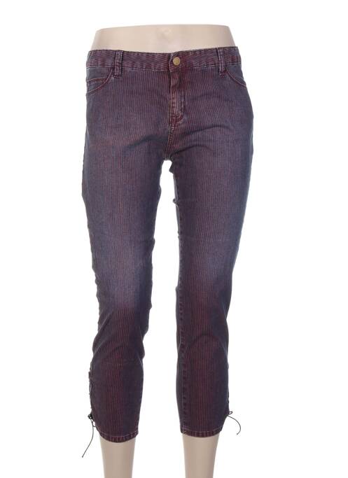 Pantacourt taille basse taille basse rouge ACQUAVERDE femme