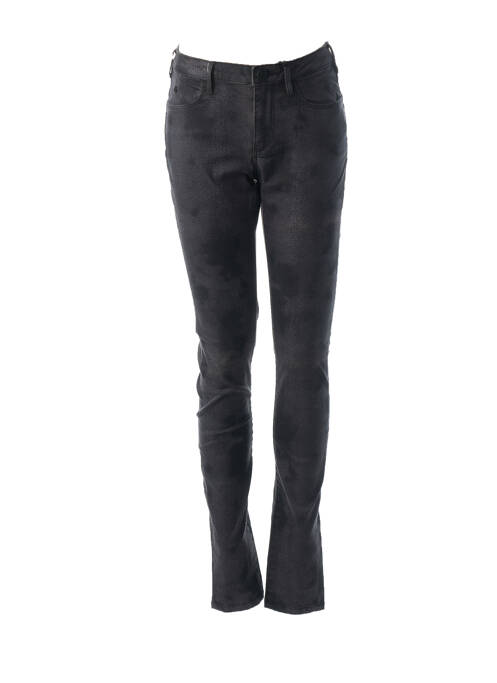 Pantalon slim taille basse taille basse gris MAISON SCOTCH femme