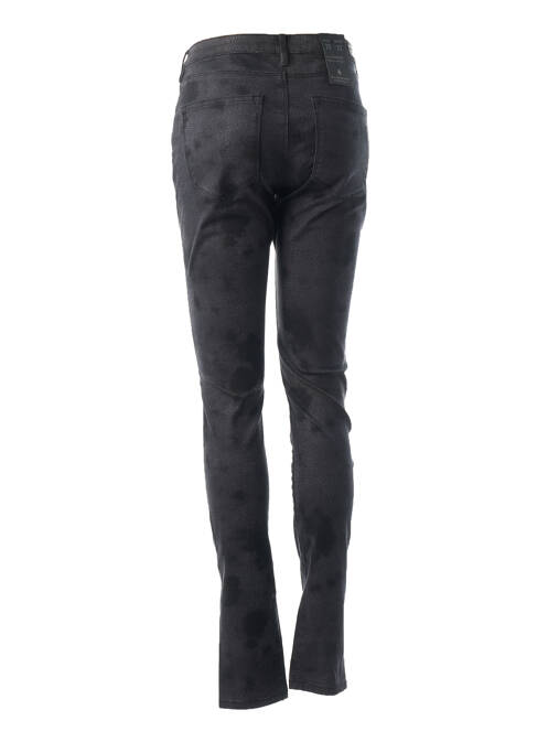 Pantalon slim taille basse taille basse gris MAISON SCOTCH femme