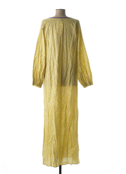 Robe longue manches longues manches longues jaune CH.IND. femme