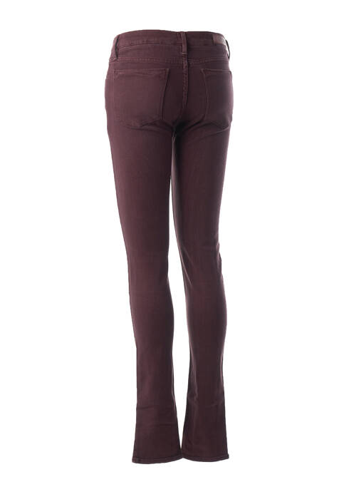 Pantalon slim rouge REIKO femme