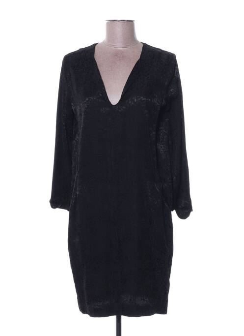 Robe mi-longue noir SWILDENS pour femme