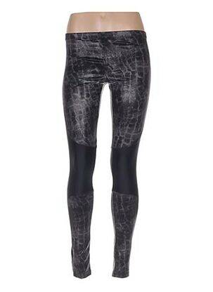 Legging taille élastique gris APRIL MAY femme