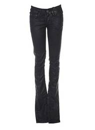 Pantalon slim taille basse taille basse noir CIMARRON femme