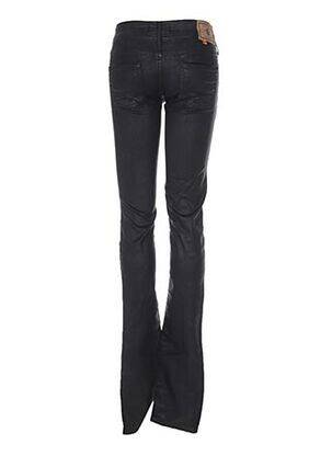 Pantalon slim taille basse taille basse noir CIMARRON femme