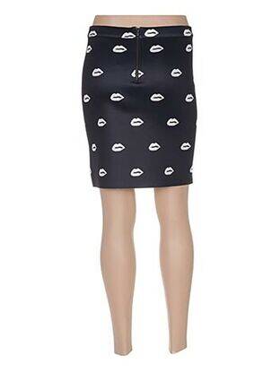 Jupe courte coupe droite noir AMERICAN RETRO femme