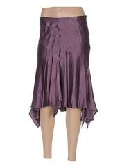 Jupe mi-longue violet JAD pour femme seconde vue