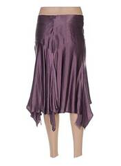 Jupe mi-longue violet JAD pour femme seconde vue