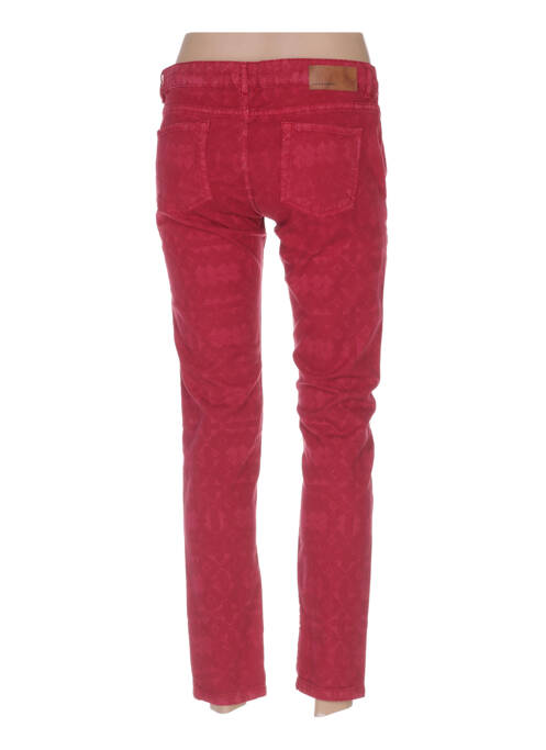 Pantalon slim rouge LEON & HARPER pour femme