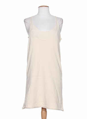 Robe courte sans manche sans manche beige DIABLESS femme
