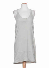 Robe courte sans manche sans manche gris DIABLESS femme