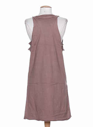 Robe courte sans manche sans manche marron DIABLESS femme