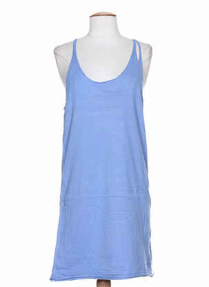 Robe courte sans manche sans manche bleu DIABLESS femme