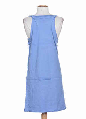 Robe courte sans manche sans manche bleu DIABLESS femme