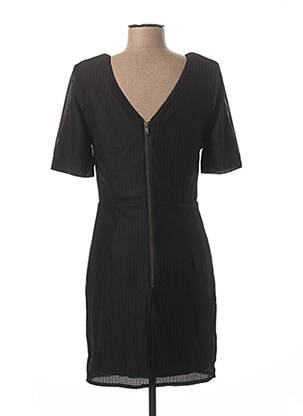 Robe mi-longue manches courtes manches courtes noir ON.YOU femme