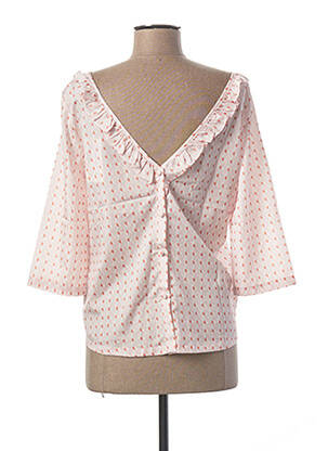 Blouse imprimé fantaisie manches 3/4 rose Y'COO femme