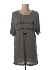 T-shirt gris DEEPEND pour femme seconde vue