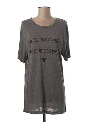 T-shirt gris DEEPEND pour femme