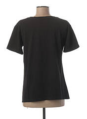 T-shirt noir MCS pour femme seconde vue