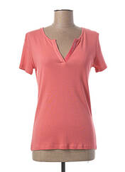 T-shirt rose 1 2 3 pour femme seconde vue