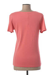 T-shirt rose 1 2 3 pour femme seconde vue