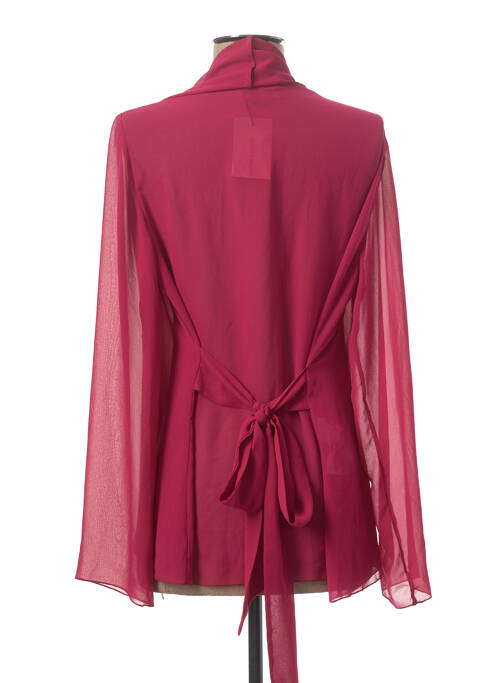 Gilet manches longues rose DIANA GALLESI pour femme