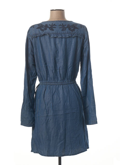 Robe mi-longue bleu LE TEMPS DES CERISES pour femme