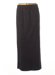 Jupe longue coupe droite noir FORNARINA femme