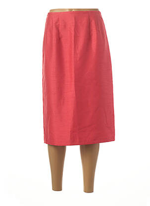 Jupe mi-longue rose BASLER femme