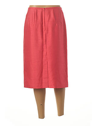 Jupe mi-longue rose BASLER femme