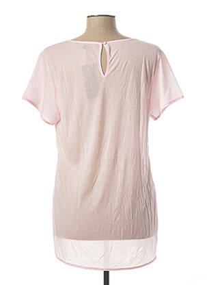 Tunique manches courtes légère et transparente rose FRENCH CONNECTION femme