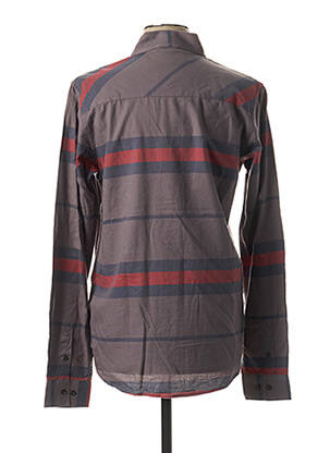 Chemise manches longues gris L1 PREMIUM GOODS homme