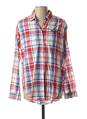 Chemise manches longues manches longues rouge FRANKLIN MARSHALL homme