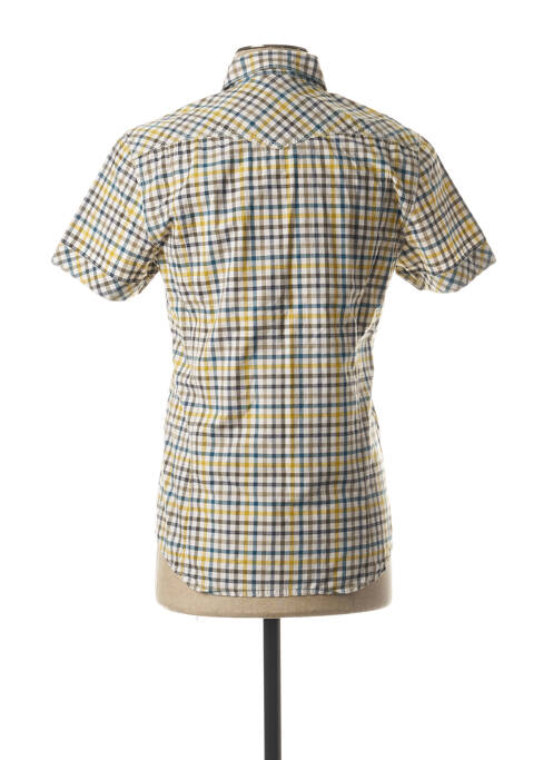 Chemise manches courtes beige MCS pour homme