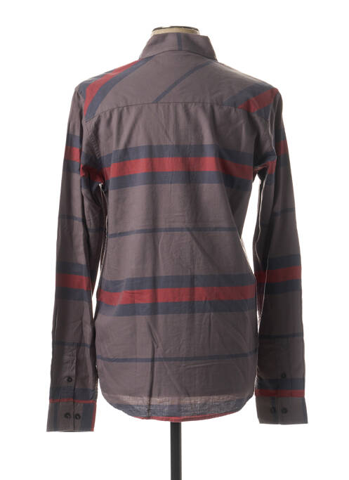 Chemise manches longues gris L1 PREMIUM GOODS pour homme