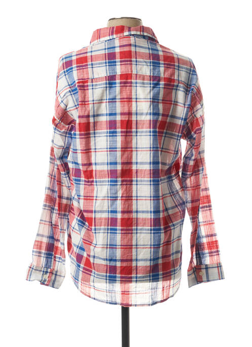 Chemise manches longues rouge FRANKLIN MARSHALL pour homme