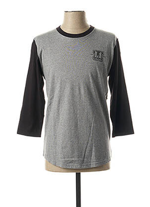 T-shirt manches 3/4 manches 3/4 gris L1 PREMIUM GOODS femme
