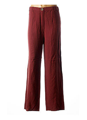 Pantalon casual rouge BE THE QUEEN pour femme