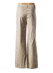 Pantalon large beige BE THE QUEEN pour femme seconde vue
