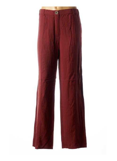 Pantalon large rouge BE THE QUEEN pour femme