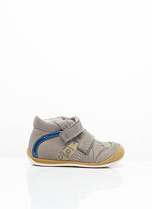 Baskets nubuck bout rond beige RONDINELLA garçon