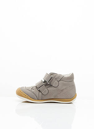 Baskets nubuck bout rond beige RONDINELLA garçon
