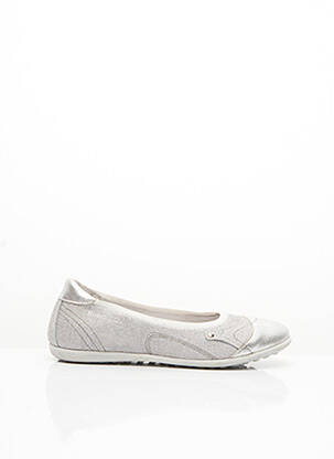 Ballerines bout rond bout rond gris ROMAGNOLI fille